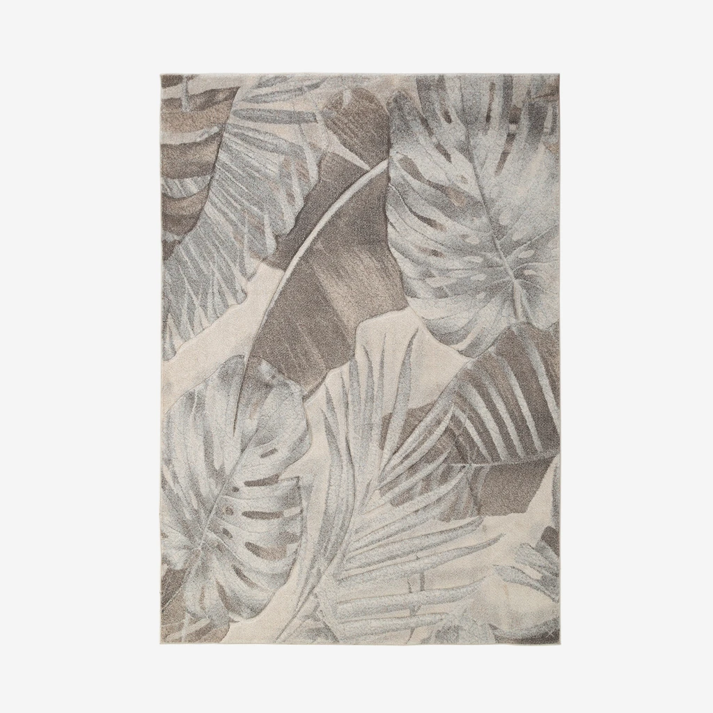 Koberec s motivem listů SILVA béžový 160x230 cm