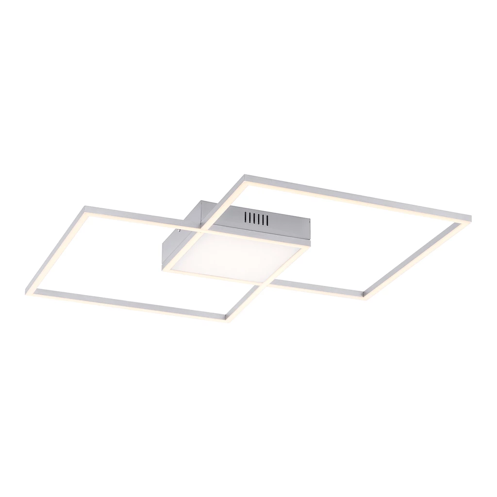 Stříbrné stropní LED svítidlo s dálkovým ovládáním ASMIN