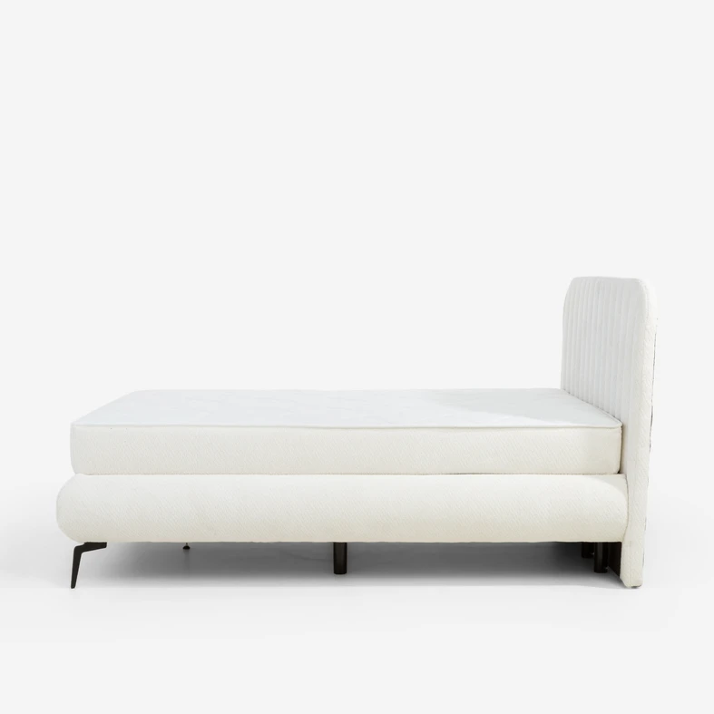 Postel boxspring VALO bílá 140x200