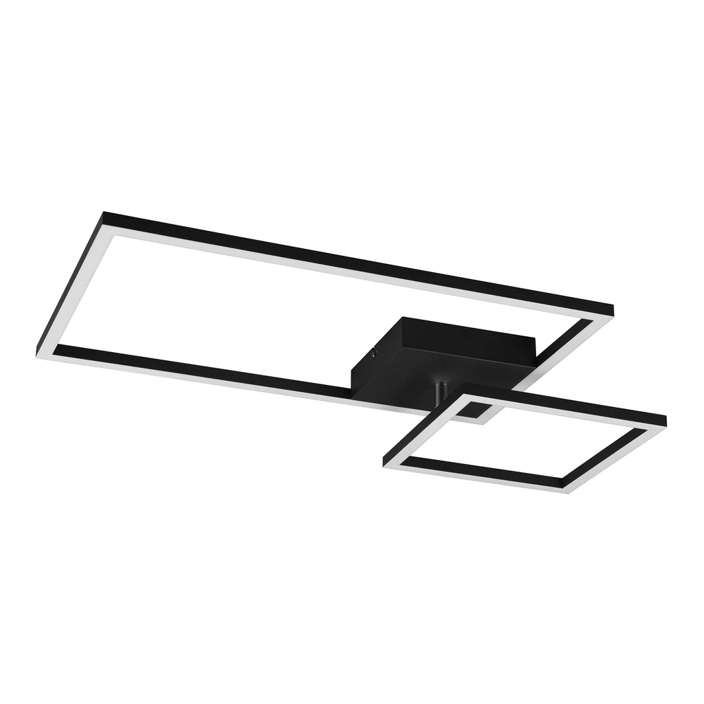 Černé stropní LED svítidlo 25W PADELLA