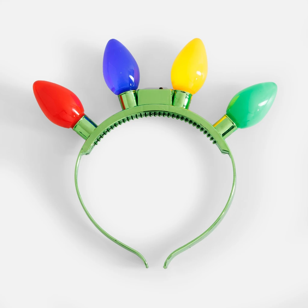 Čelenka, vánoční, svítící, MIX