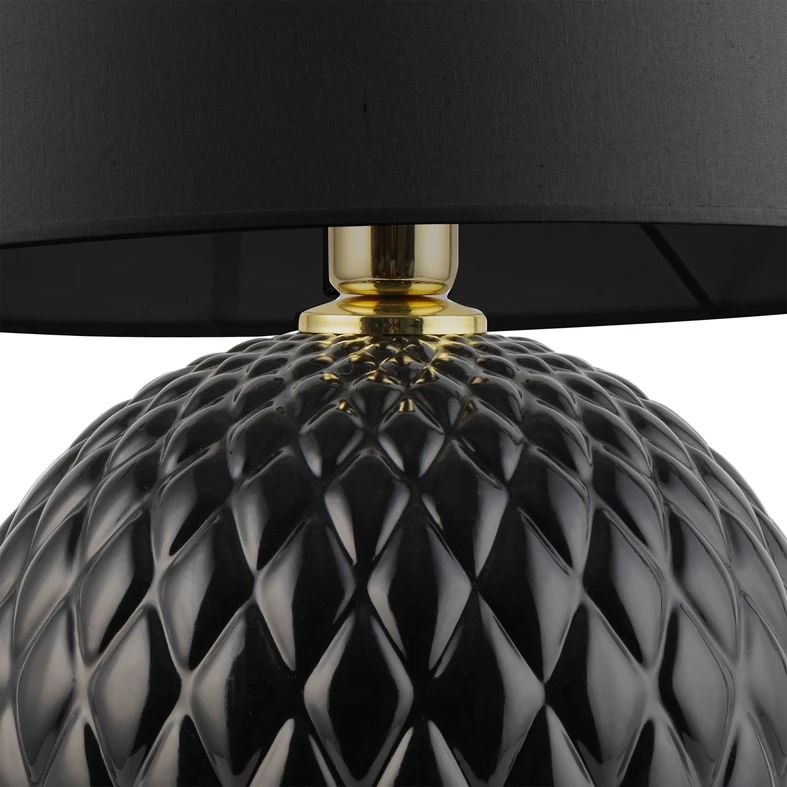 Lampa stołowa czarna SANTANA