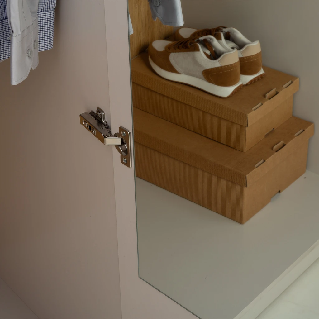 Hluboká šatní skříň s vnitřním zrcadlem MAX MODERN II