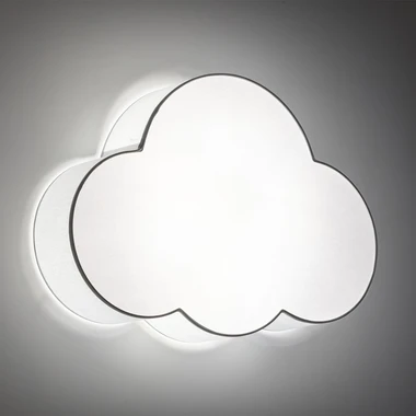 Šedé stropní svítidlo CLOUD 4