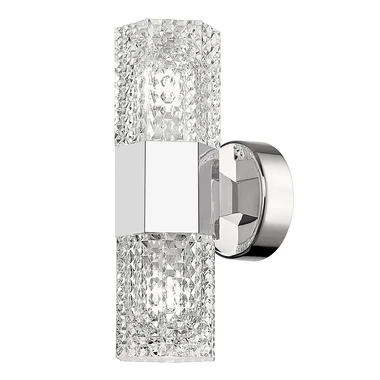 Chromované nástěnné glamour svítidlo ICICLE