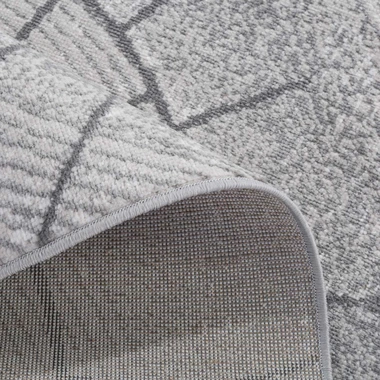 Šedý koberec se vzorem plátku dřeva MIRACLE 160x230 cm