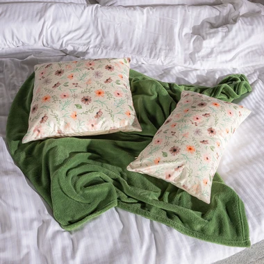 Dekorační povlak na polštář DAISY 30x50 cm krémový