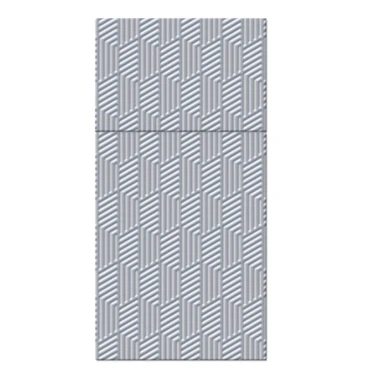 Ubrousky s kapsou na příbory POCKET INSPIRATION TEXTURE 16 ks