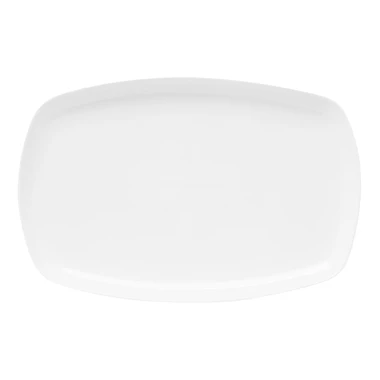 Porcelánová mísa QUADRO bílá 35x23,3 cm