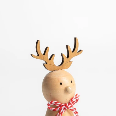 Dřevěná figurka jelen 14 cm