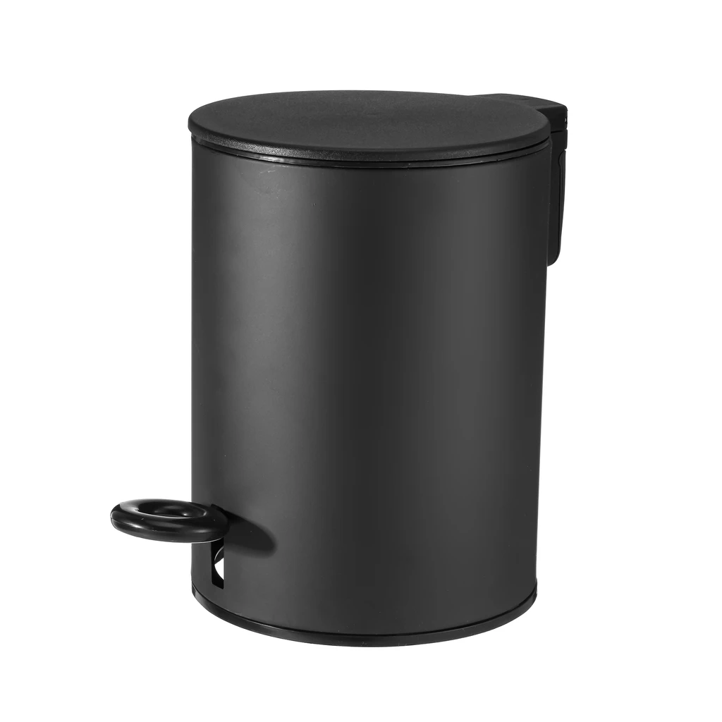 Odpadkový koš s pedálem černý 3 l