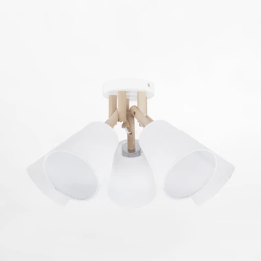 Bílé stropní svítidlo VAIO 5