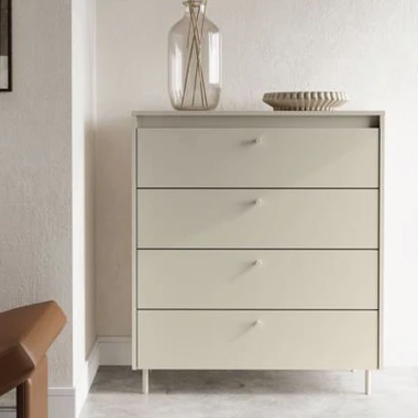 Kašmírová komoda se šuplíky na kovových nožičkách TORINO