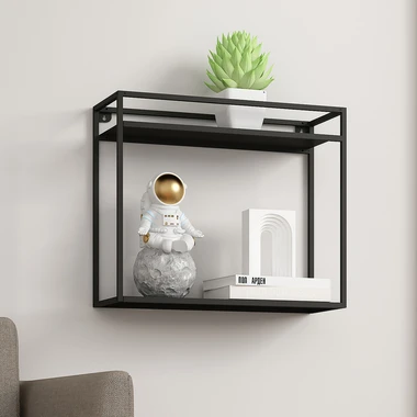 Závěsná kovová police 42 cm SALISTAR