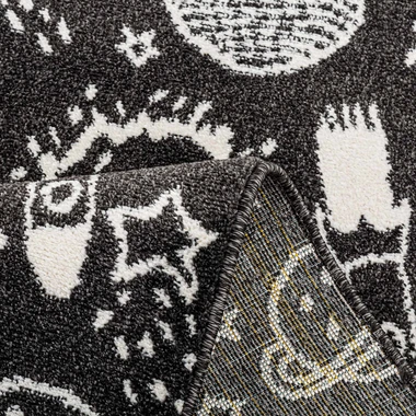 Koberec se vzorem vesmíru HAPPY, 120x170 cm