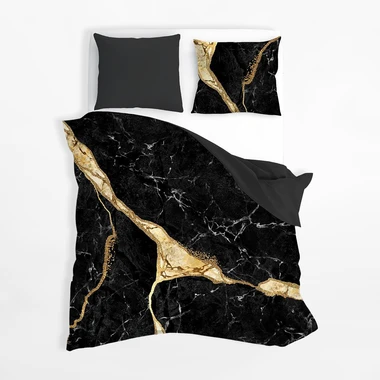 Saténové povlečení s digitálním potiskem MINERALS 160x200 cm