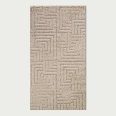 Béžový koberec LA CASA 3D 80x150 cm