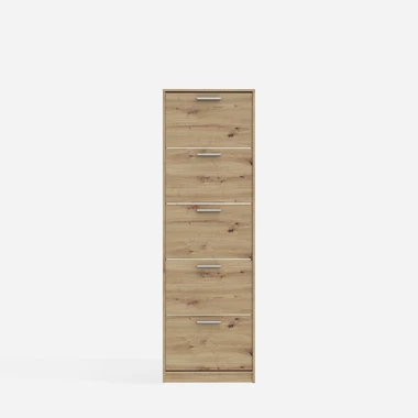 Vysoký botník s 5 přihrádkami NOCII dub artisan