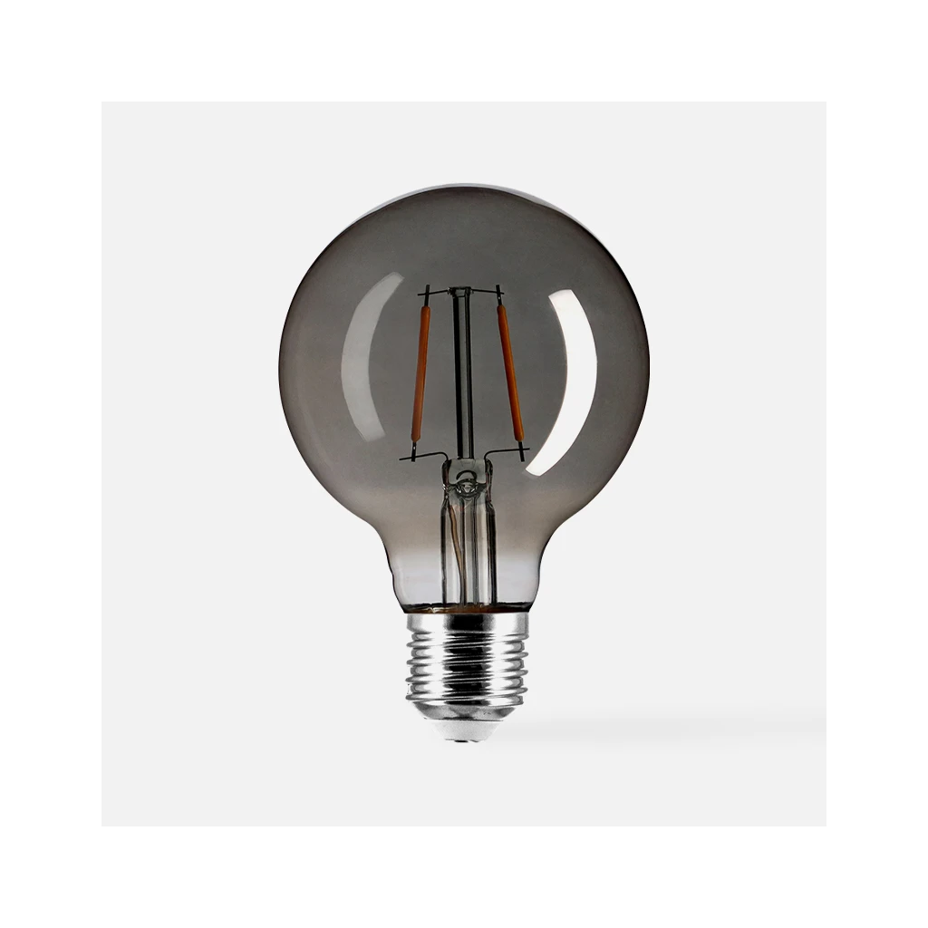 ORO-SMOKY-E27-G80-2W-WW z przydymioną głowicą.