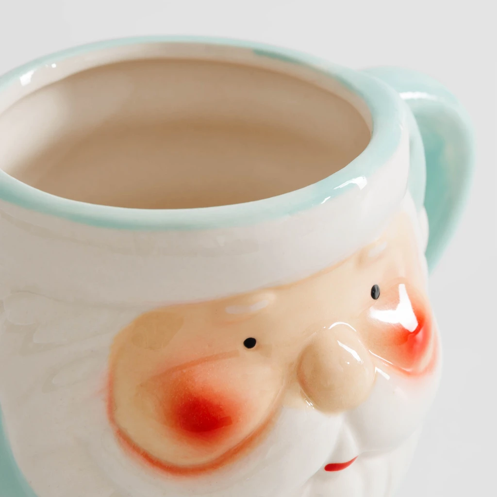 Zelený vánoční hrnek SANTA CLAUS 330 ml