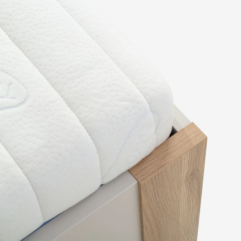 Postel s úložným prostorem a roštem OAK SQUERE 120x200.