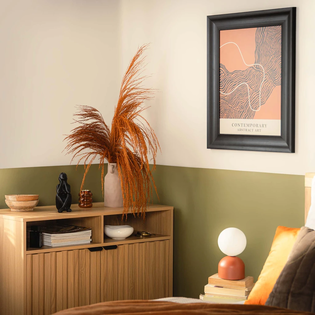 Obraz ORANGE ABSTRACT ART 40x50 cm