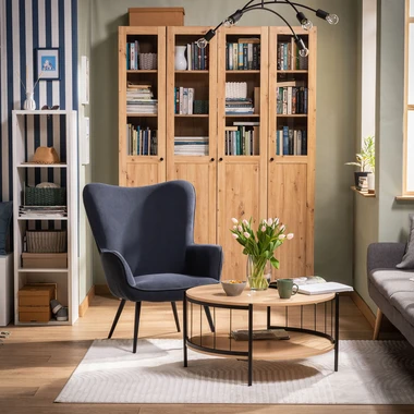 Stropní svítidlo Loft černé KORTE 6