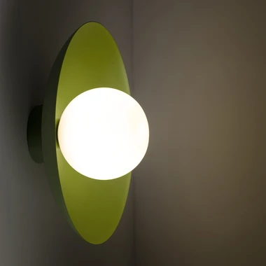 Nástěnné svítidlo SLATE PEAPOD GLASS zelené