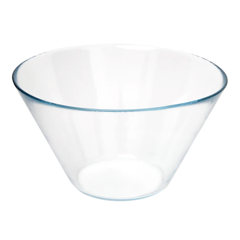 Kulatá skleněná miska na salát DAGA 16,6 cm