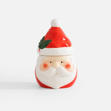 Keramická dóza MIKULÁŠ červená 850 ml