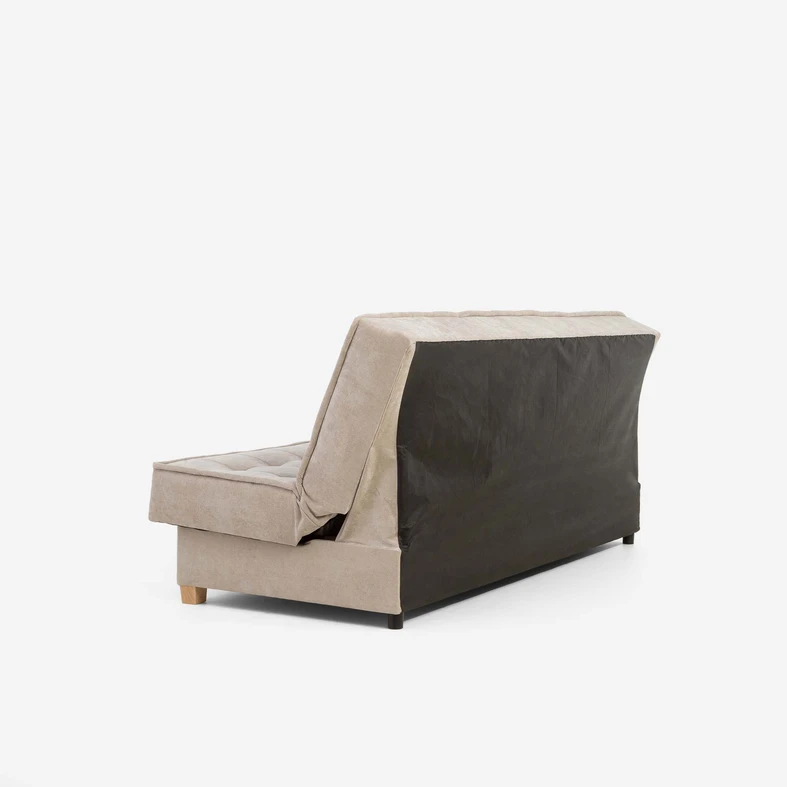 Czarne obszycie tylnej części mebla