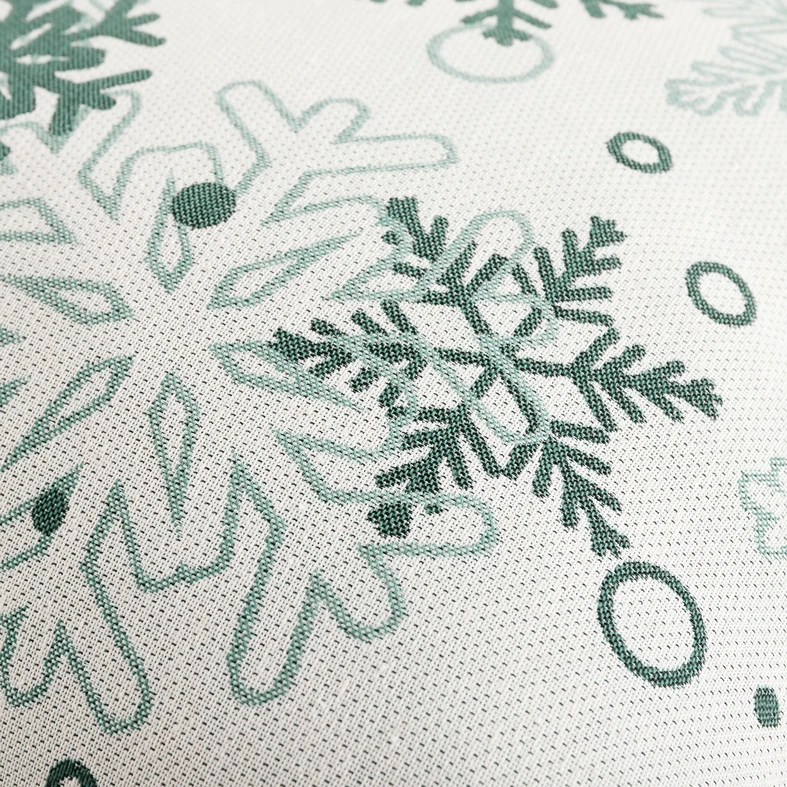 Povlak na polštář bílé sněhové vločky VINTRO 45x45 cm