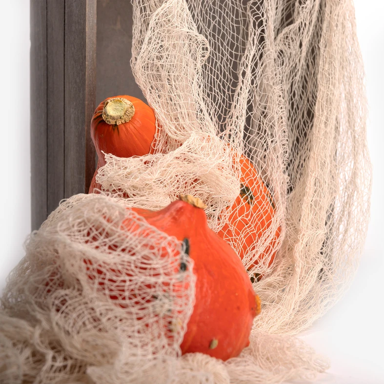 Halloweenowa dekoracja pajęczyna