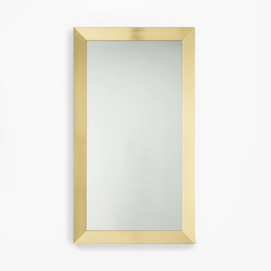 Zrcadlo ve zlatém rámu MILANO 74x134 cm