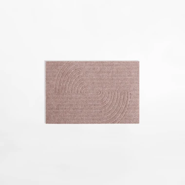 Rohožka na boty PRESS, taupe, 40x60 cm