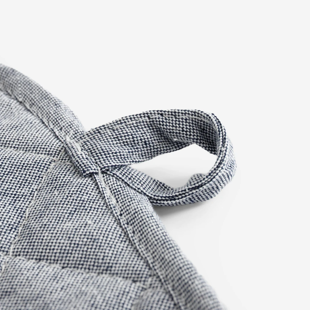 Kuchyňská chňapka s podložkou JEANS COLLECTION šedá.