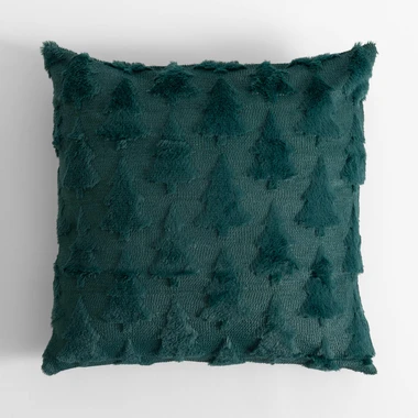 Povlak na polštář se stromky zelený ALPI 45x45 cm