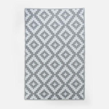 Šedý geometrický koberec SUNSET 150x240 cm