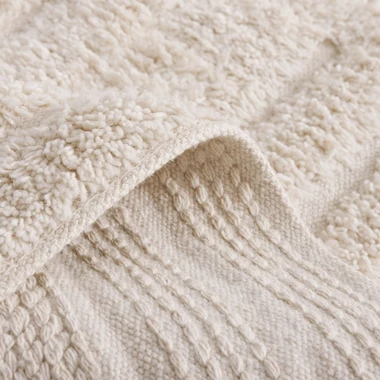 Koberec s obdélníky VERONA 40x60 cm, krémový