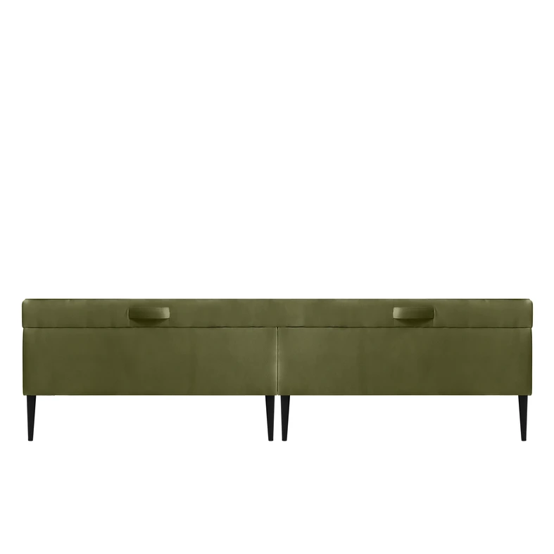 Zelená postel DONNA FIR 160 cm