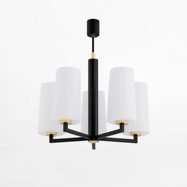 Černé závěsné svítidlo CAMELOT PLUS