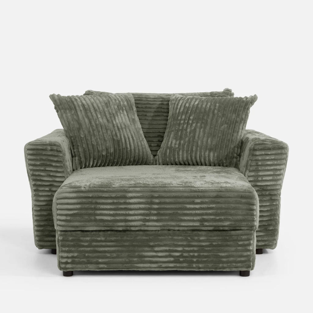 Křeslo loveseat zelené NOEMI