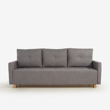 Šedá rozkládací pohovka ALBERTA