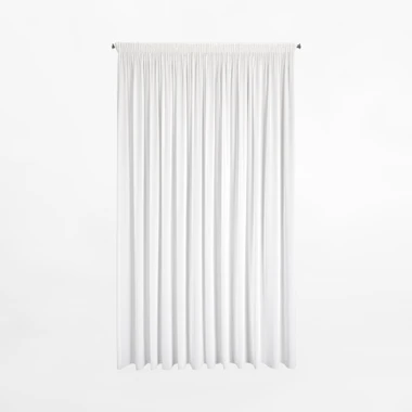 Bílá záclona na pásce DEBRA 300x270 cm
