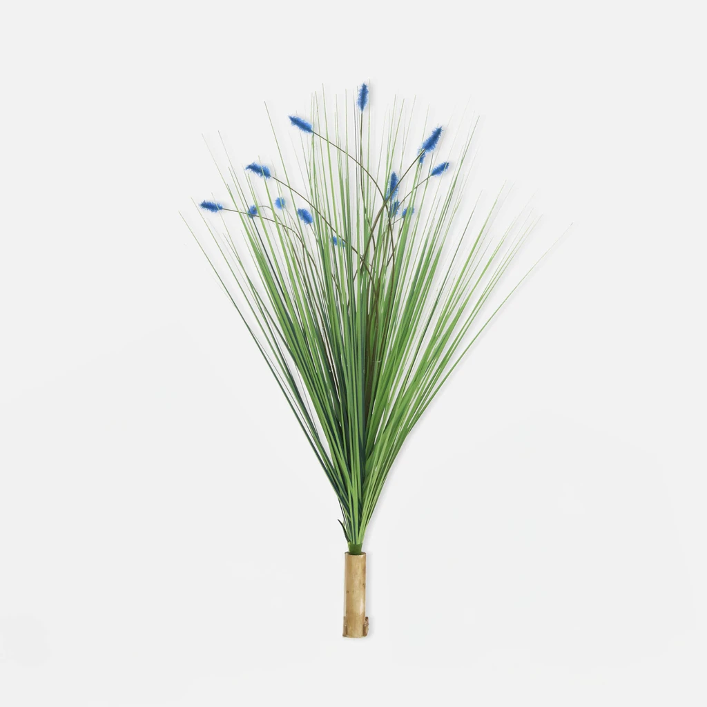 Umělá zeleno-modrá tráva 68 cm