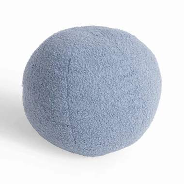 Dekorační modrý polštář BALL 27 cm