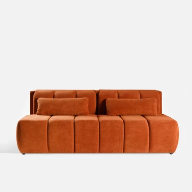 Třímístná rozkládací pohovka DERI oranžová