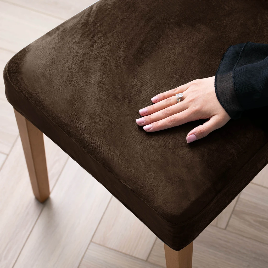 Zdjęcie pokrowca. Zbliżenie. Widać fakturę materiału.