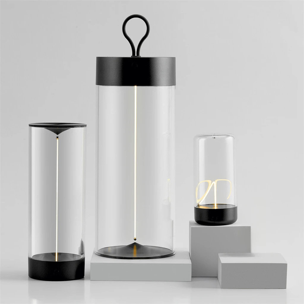 Venkovní stolní lampa s vláknem ESTERNO 14,5 cm