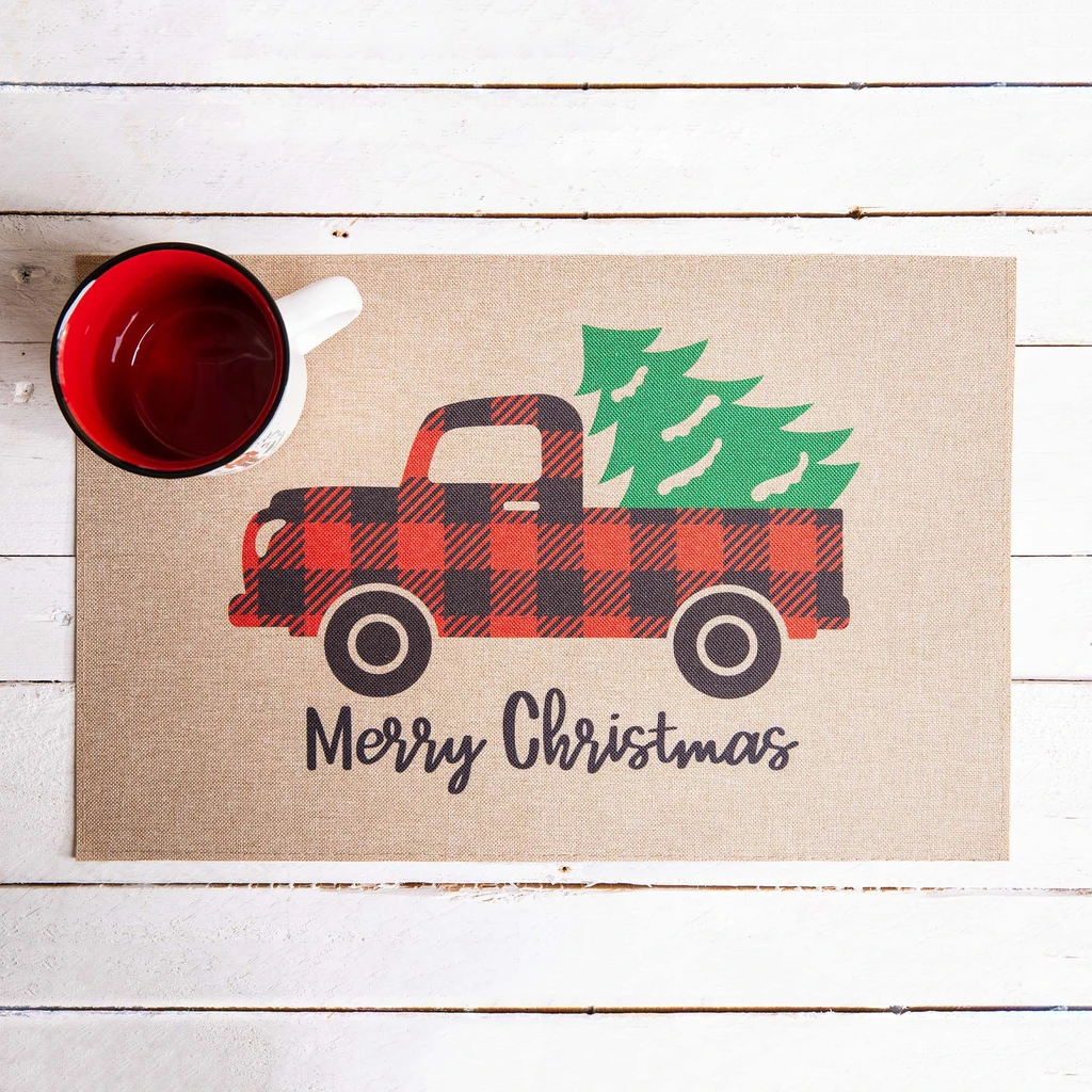 Podložka pod talíře MARRY CHRISTMAS AUTO 43,5 x 28,5 cm